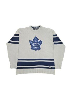 Toronto Maple Leafs Ilanco NHL Knit Hockey Sweater Men's L